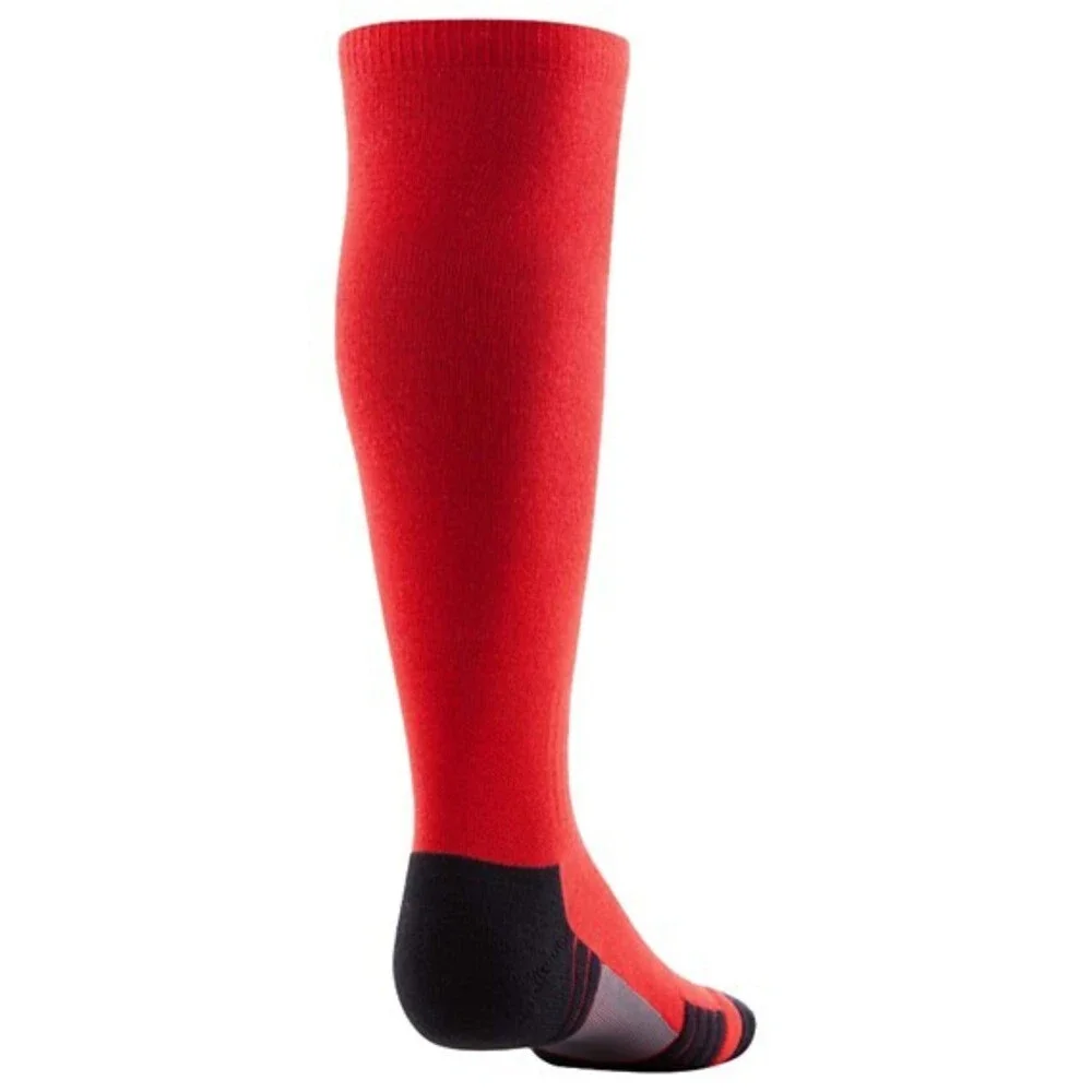 Under Armour Team Socks Youth 13K Small Red Black Cushion Over-The-Calf DSGL580